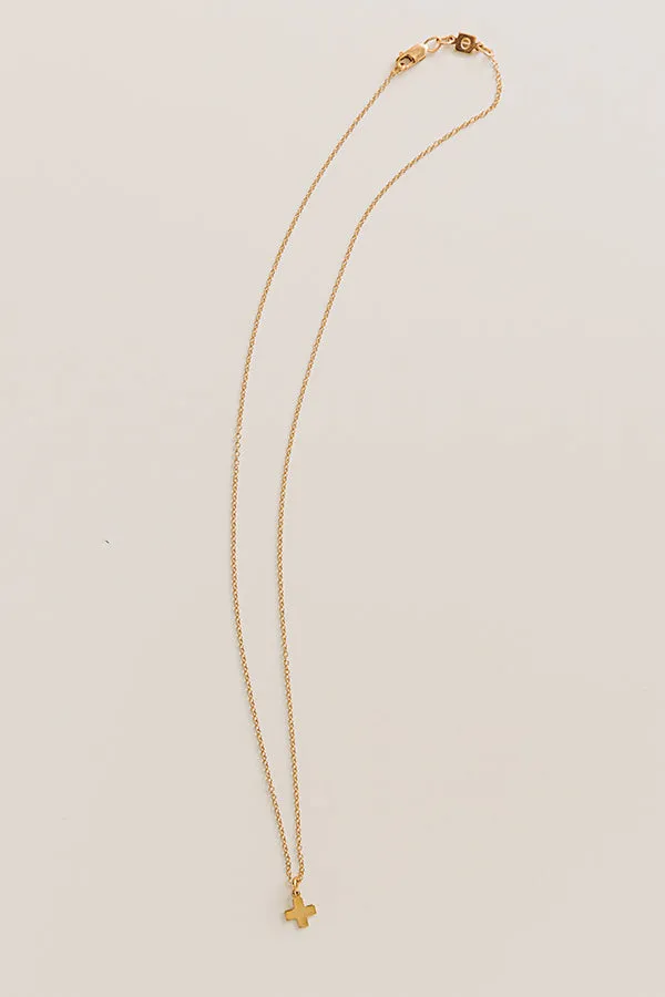 Enewton Signature Cross Small Gold Charm Necklace sold by Impressions product image thumbnail 3