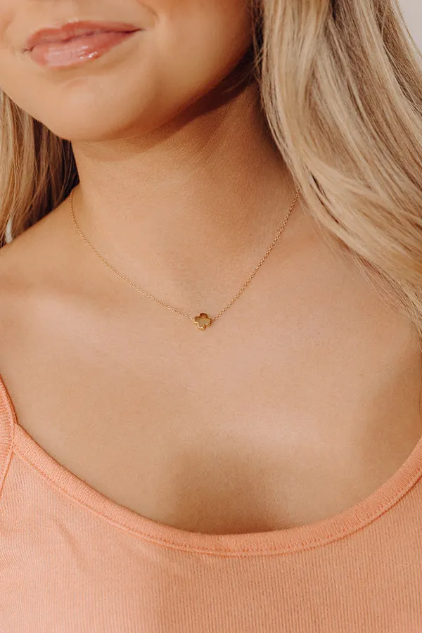 Enewton Signature Cross Gold Necklace in Gold sold by Impressions