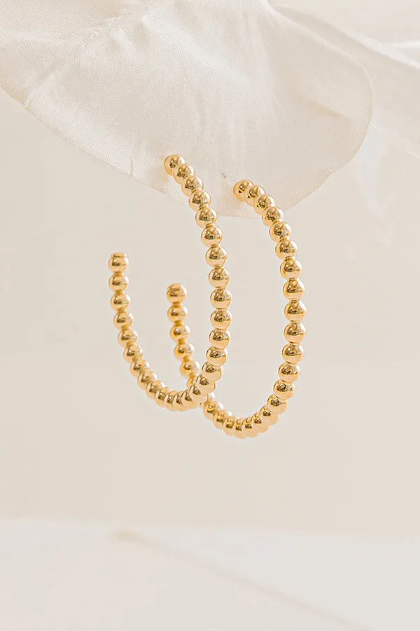 Enewton Classic Beaded 1.25 inch Post Hoop Earrings in 3mm sold by Impressions