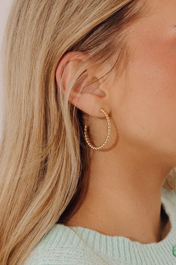 Enewton Classic Beaded 1.25 inch Post Hoop Earrings in 3mm sold by Impressions product image thumbnail 2