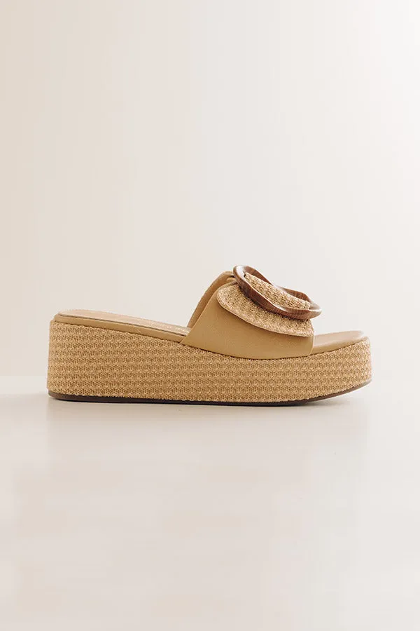 The Janette Woven Platform Sandal sold by Impressions