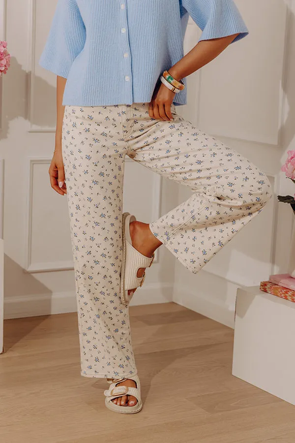 JUST USA Sam High Waist Straight Leg Floral Jean sold by Impressions product image thumbnail 4