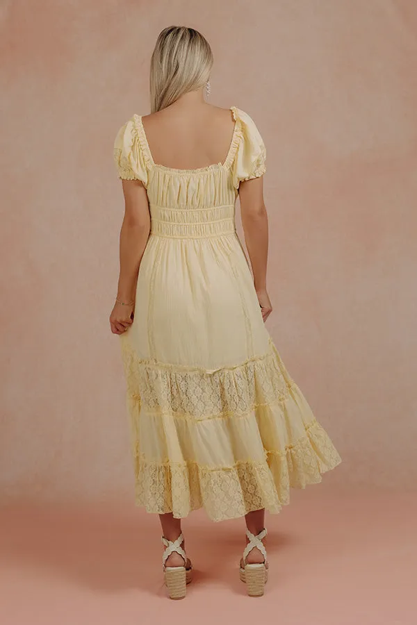 Honeyfield Lace Tiered Midi Dress sold by Impressions product image thumbnail 5