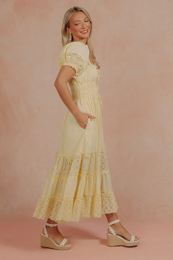 Honeyfield Lace Tiered Midi Dress sold by Impressions product image thumbnail 3