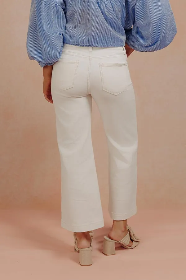 RISEN Polly Midrise Floral Embellished Wide Leg Jean sold by Impressions product image thumbnail 3