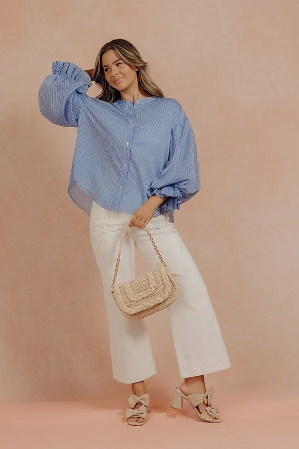 RISEN Polly Midrise Floral Embellished Wide Leg Jean sold by Impressions product image thumbnail 5