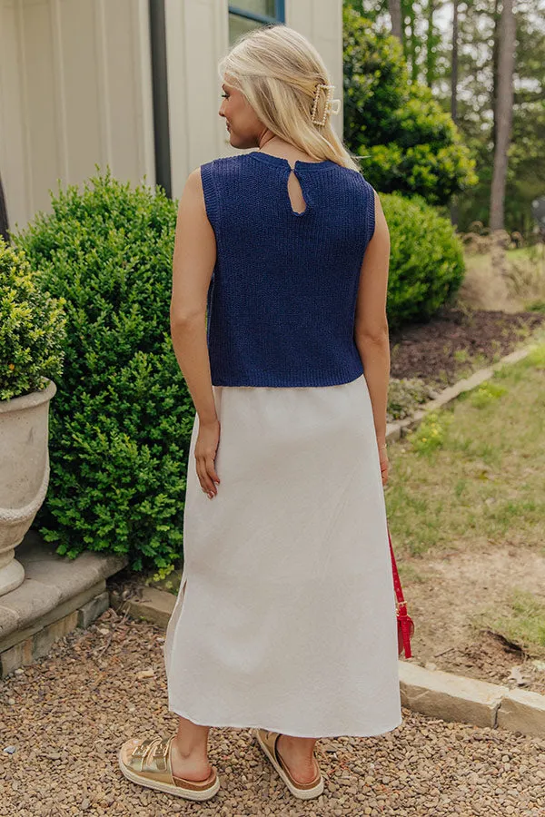 Lakehouse Muse Mixed Media Midi Dress sold by Impressions product image thumbnail 5