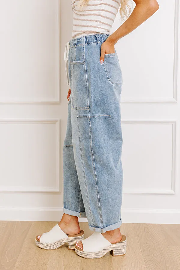 RISEN Lillian High Waist Barrel Leg Cargo Jean sold by Impressions product image thumbnail 4