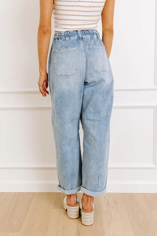 RISEN Lillian High Waist Barrel Leg Cargo Jean sold by Impressions product image thumbnail 5