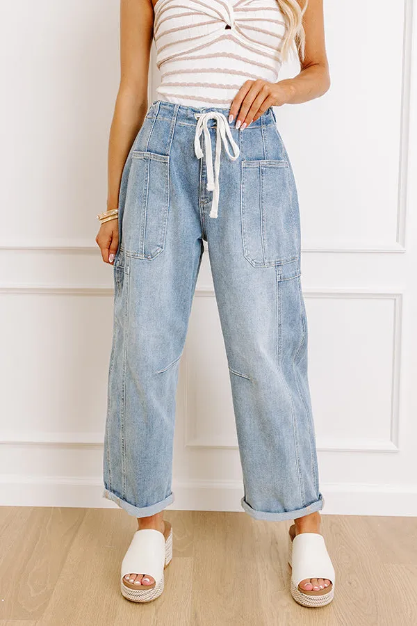 RISEN Lillian High Waist Barrel Leg Cargo Jean sold by Impressions product image thumbnail 3