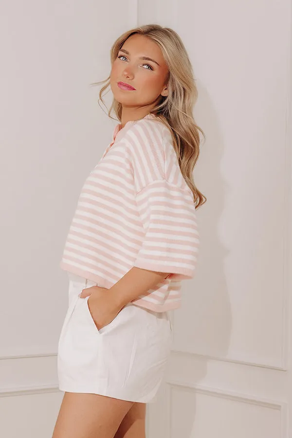 Nantucket Charm Cashmere-Blend Stripe Knit Top sold by Impressions product image thumbnail 4