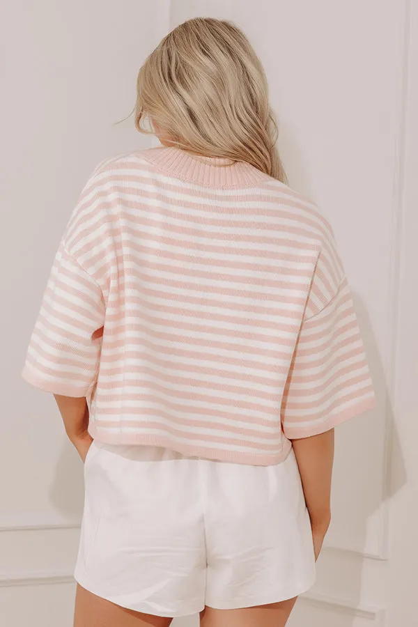 Nantucket Charm Cashmere-Blend Stripe Knit Top sold by Impressions product image thumbnail 5