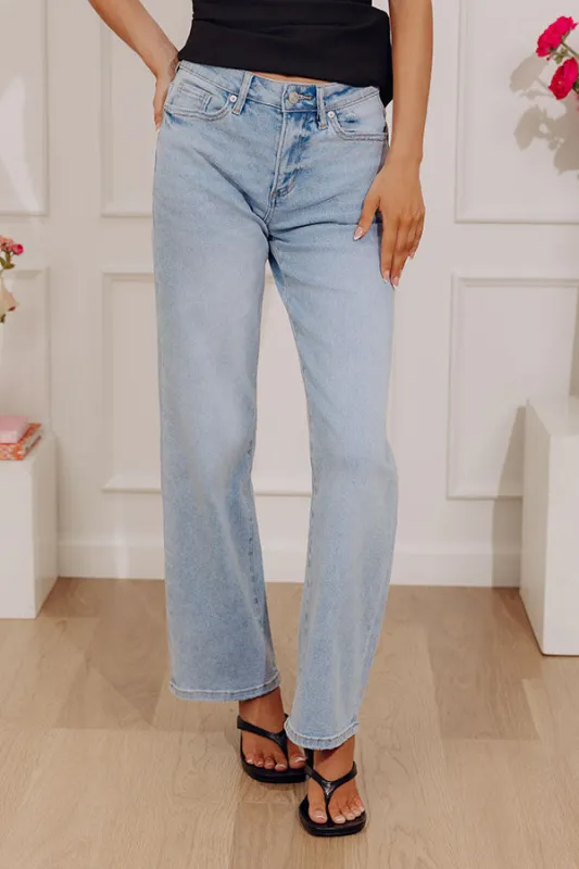MICA Piper Midrise Straight Leg Jean made by Mica Denim