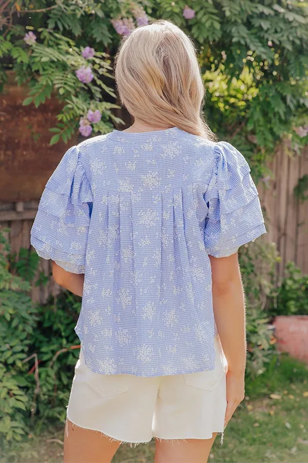 Cottage Daydream Floral Gingham Top sold by Impressions product image thumbnail 5