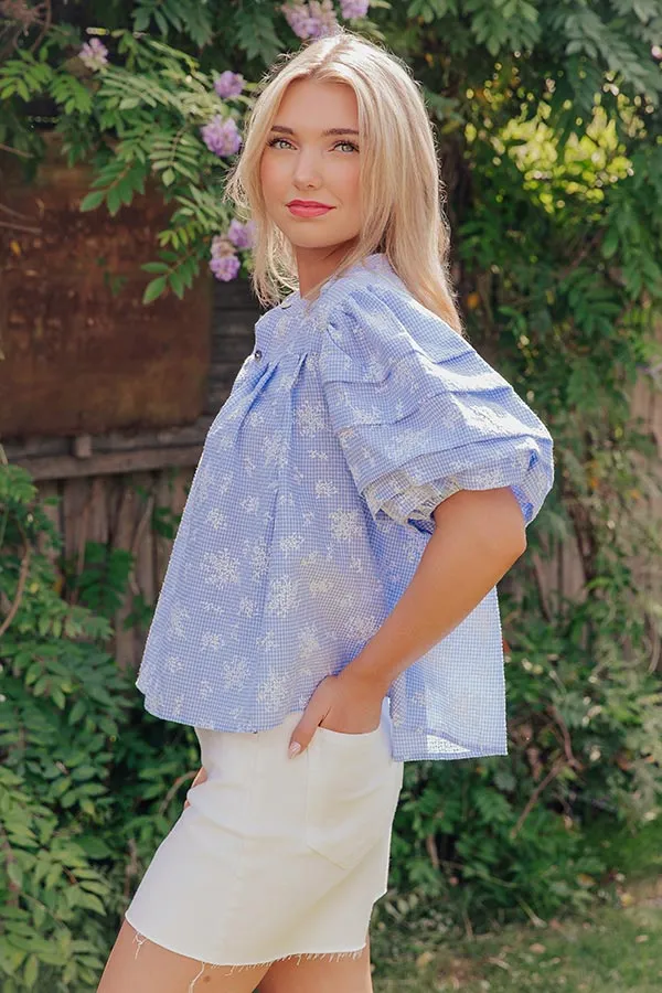 Cottage Daydream Floral Gingham Top sold by Impressions product image thumbnail 4