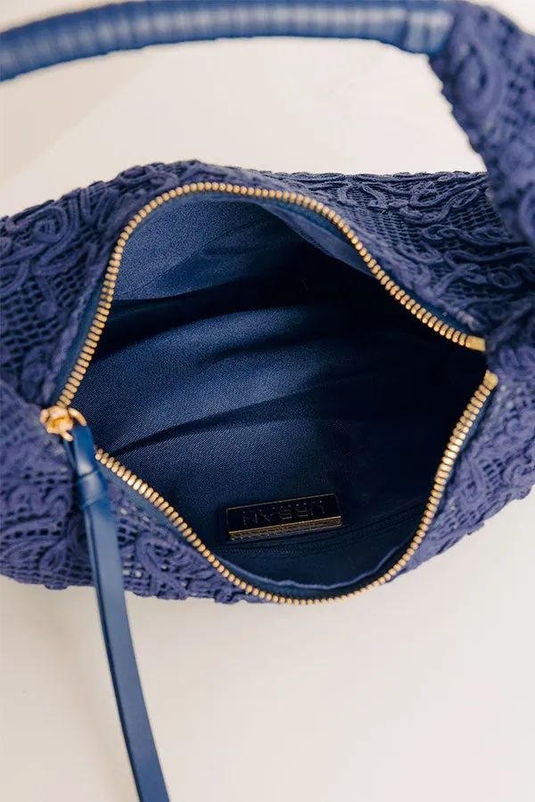 Micah Lace Hobo Bag in Navy sold by Impressions product image thumbnail 3