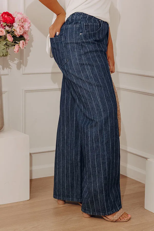 RISEN Calla Midrise Stripe Wide Leg Jean Curves sold by Impressions product image thumbnail 3