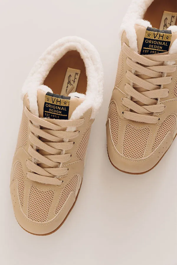 Margo Faux Nubuck Slip On Sneaker in Warm Taupe sold by Impressions product image thumbnail 3