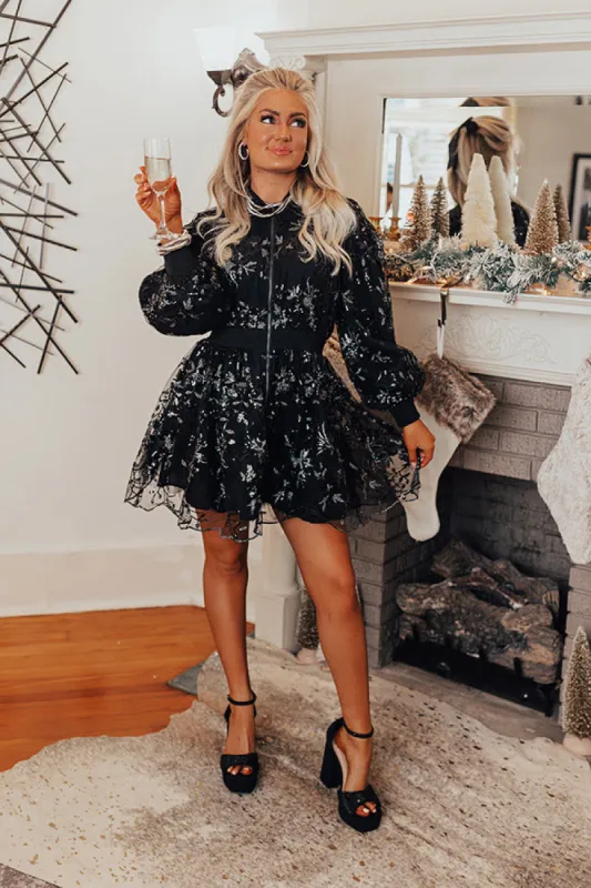 Paris Dreaming Sequin Mini Dress sold by Impressions