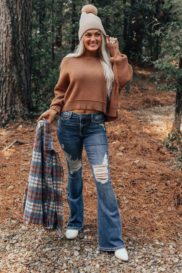 Autumn Charm Knit Sweater In Camel sold by Impressions product image thumbnail 4