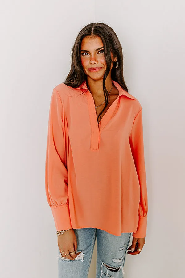 Charleston Getaway Shift Top in Coral sold by Impressions product image thumbnail 5