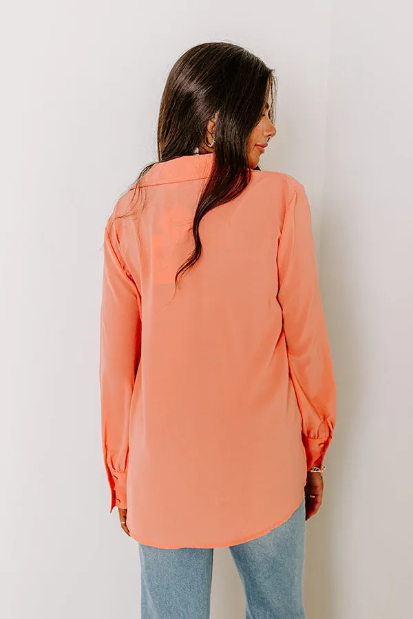 Charleston Getaway Shift Top in Coral sold by Impressions product image thumbnail 3