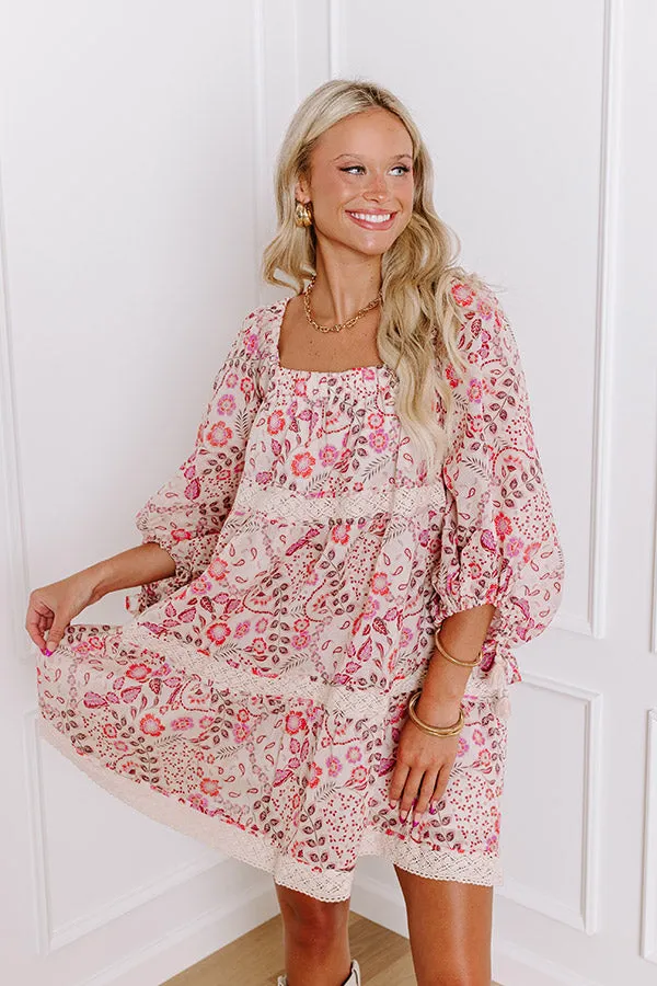 Bohemian Bliss Floral Mini Dress sold by Impressions product image thumbnail 4