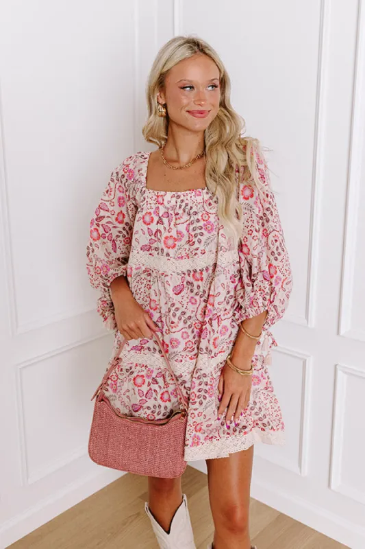 Bohemian Bliss Floral Mini Dress sold by Impressions