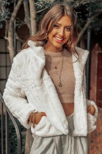 Telluride Toast Plush Coat sold by Impressions