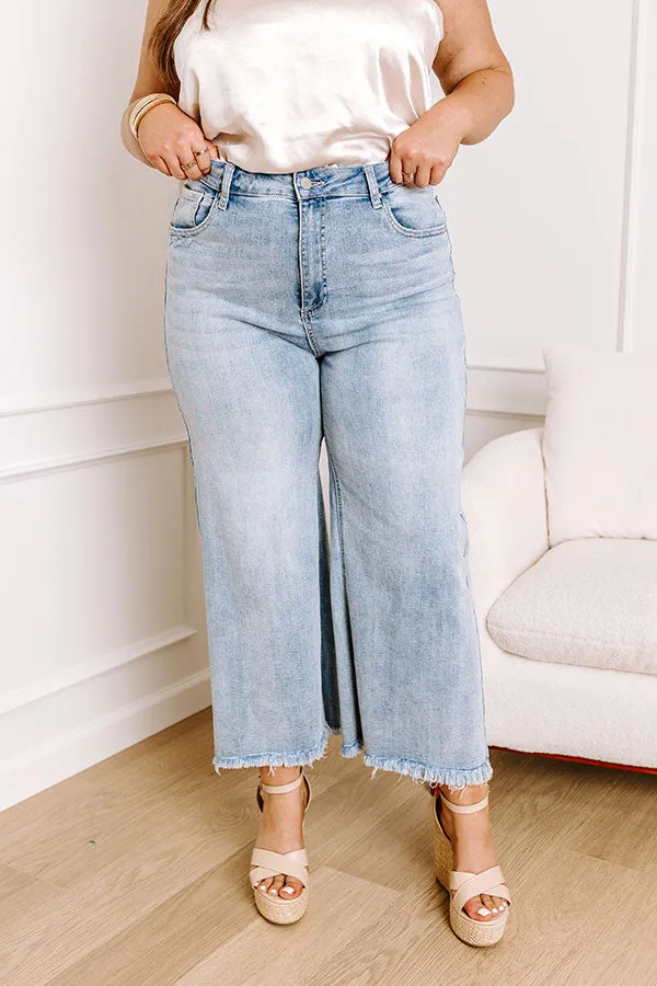 Risen Samantha High Waist Wide Leg Jean in Light Wash Curves sold by Impressions product image thumbnail 2