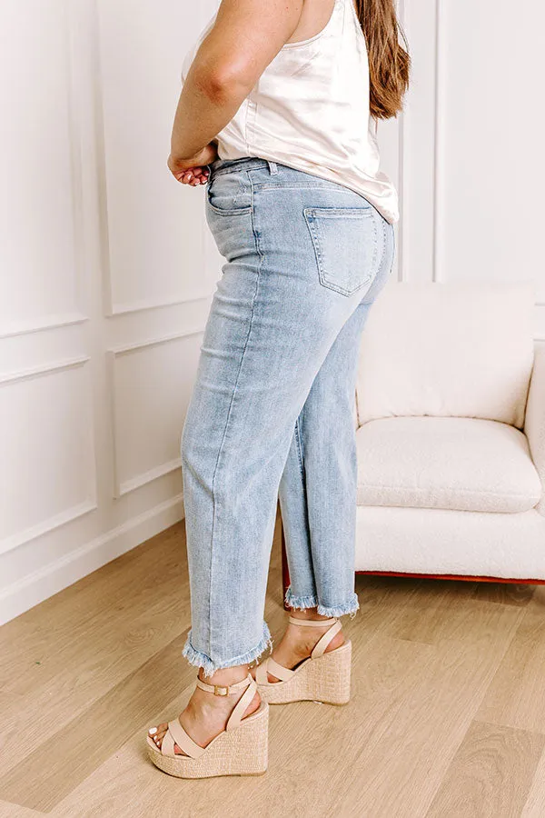 Risen Samantha High Waist Wide Leg Jean in Light Wash Curves sold by Impressions product image thumbnail 3