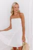 Whimsical Moment Corset Mini Dress in White sold by Impressions
