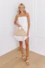 Whimsical Moment Corset Mini Dress in White sold by Impressions