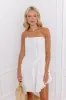 Whimsical Moment Corset Mini Dress in White sold by Impressions