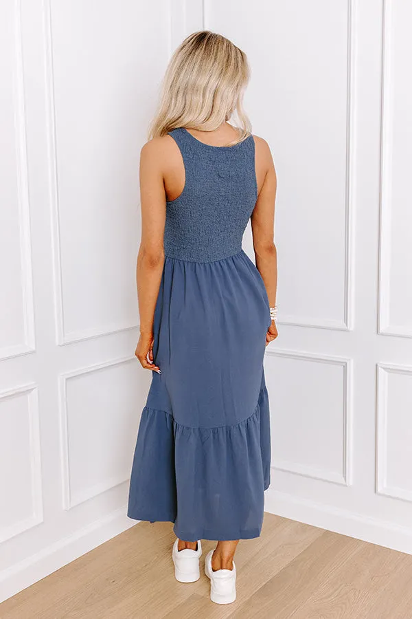Oceanside Brunch Smocked Midi sold by Impressions product image thumbnail 2