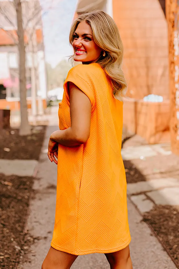 Sunny Days Shift Dress in Orange sold by Impressions product image thumbnail 4
