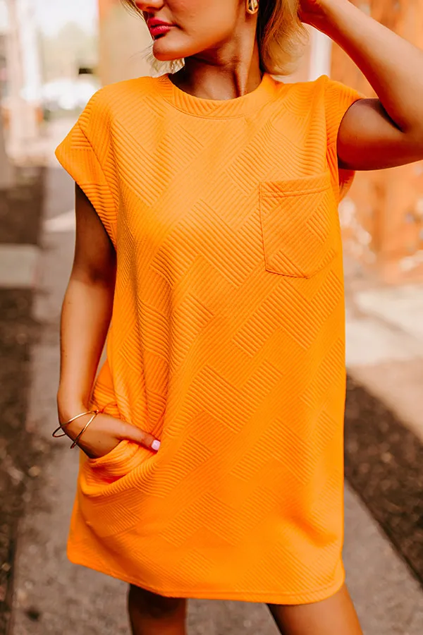 Sunny Days Shift Dress in Orange sold by Impressions product image thumbnail 5