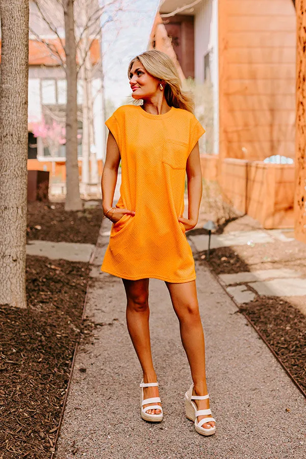 Sunny Days Shift Dress in Orange sold by Impressions product image thumbnail 3