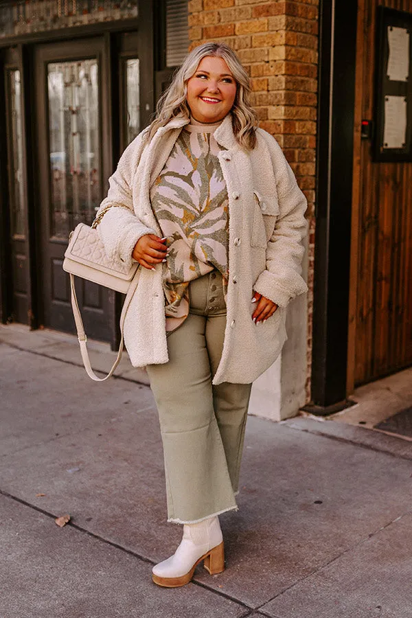 Touch Of Fall Sweater Top in Birch Curves sold by Impressions product image thumbnail 5