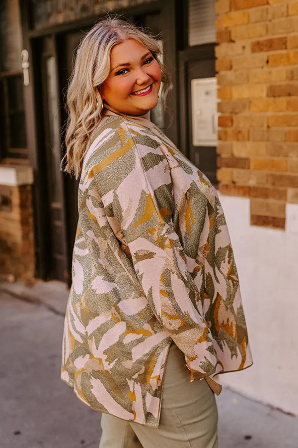 Touch Of Fall Sweater Top in Birch Curves sold by Impressions product image thumbnail 4