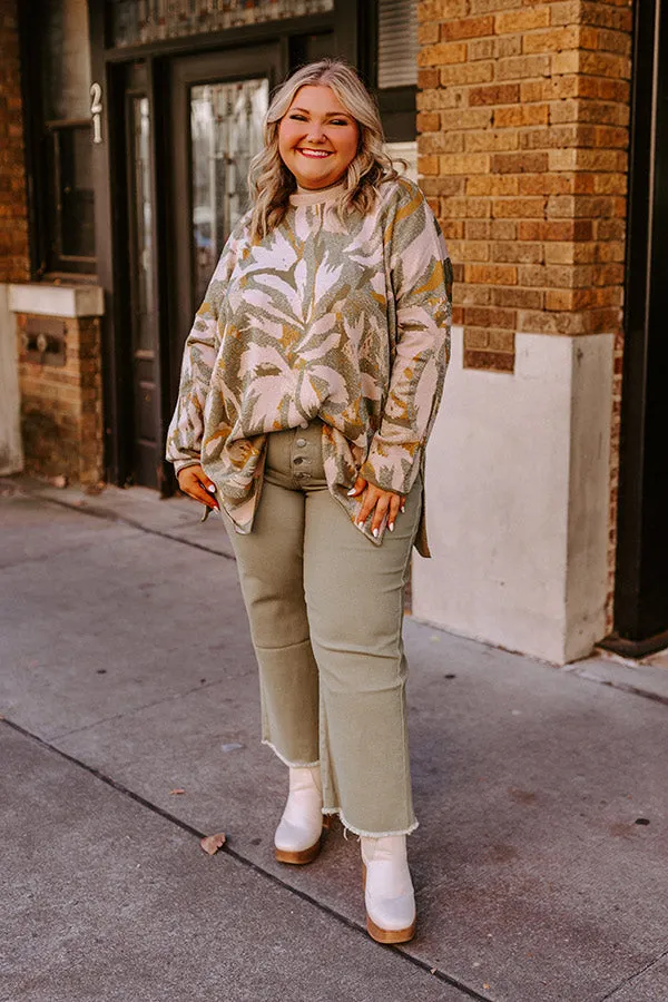 Touch Of Fall Sweater Top in Birch Curves sold by Impressions product image thumbnail 3