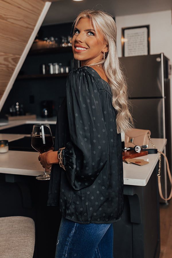 Link Up Shift Top In Black sold by Impressions product image thumbnail 5