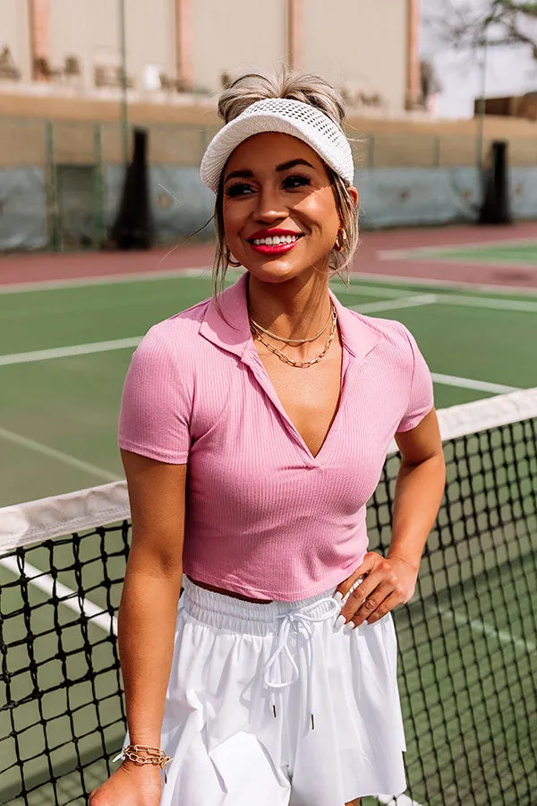 All The Buzz Crop Top In Blush sold by Impressions product image thumbnail 5