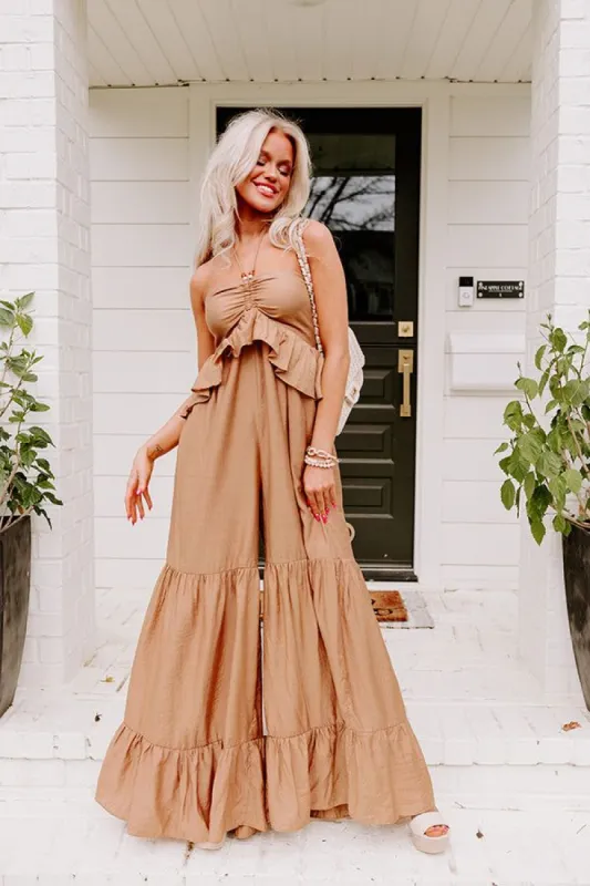 Sunny Day Darling Halter Jumpsuit sold by Impressions