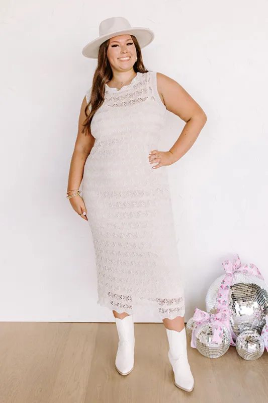 Beach Bungalow Crochet Maxi Dress Curves sold by Impressions