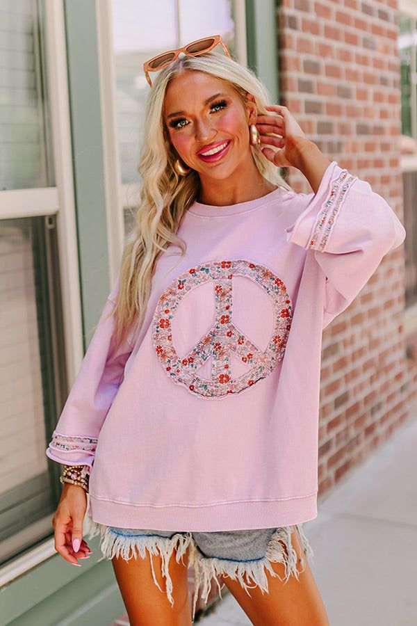 Protect Your Peace Top In Lavender sold by Impressions product image thumbnail 2