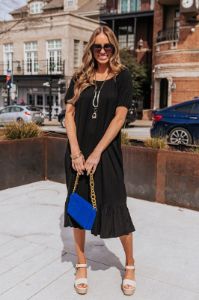 Sandy Shores Midi In Black sold by Impressions