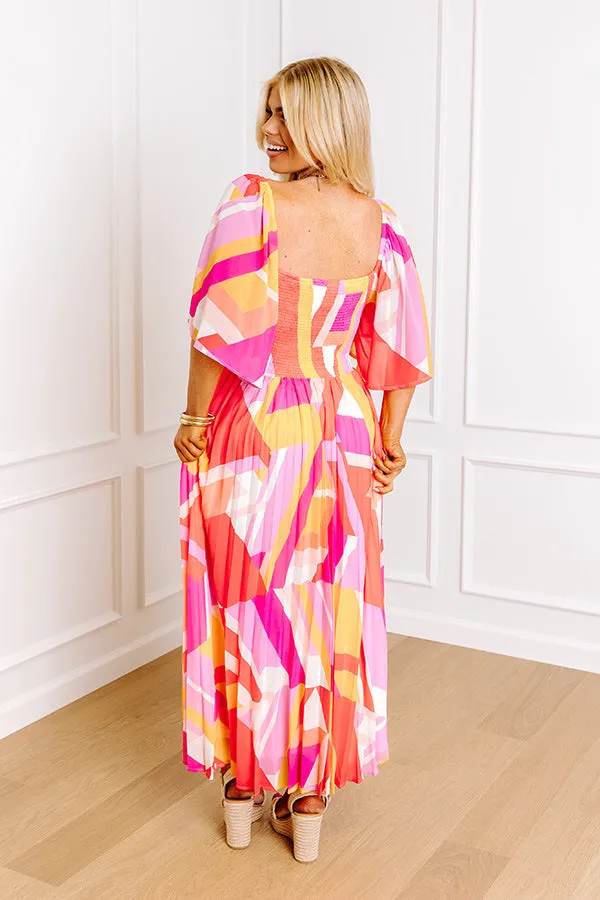 Sunshine and Sorbet Pleated Midi Curves sold by Impressions product image thumbnail 5