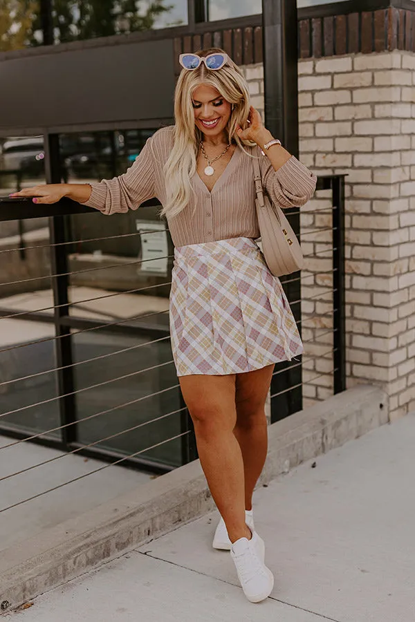 Fresh Breeze Ribbed Cardigan In Mocha Curves sold by Impressions product image thumbnail 2