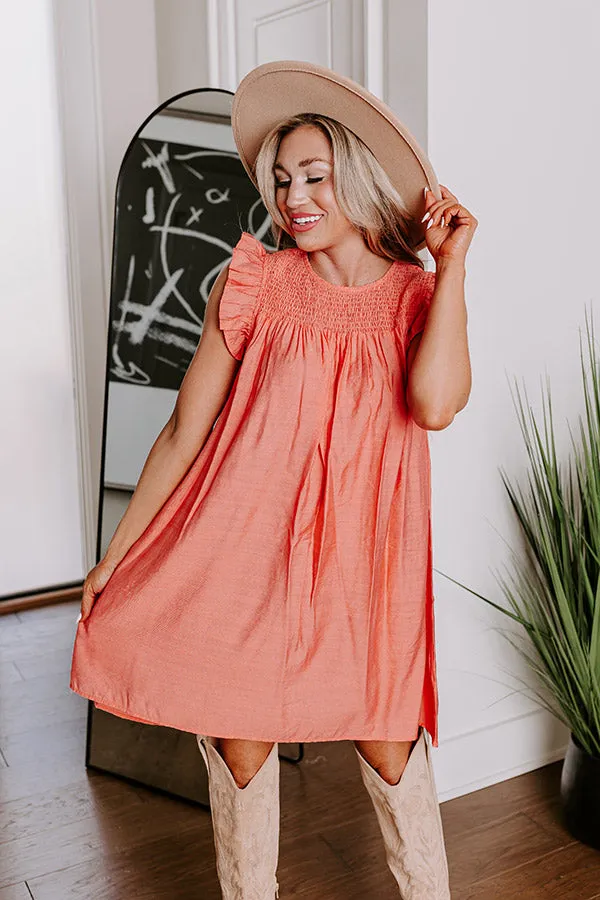 Saltwater Sunrise Shift Dress In Peach sold by Impressions product image thumbnail 2